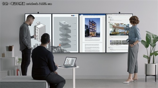 直指TNT 50.5寸4K屏 微软Surface Hub 2发布